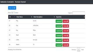 php CRUD | Bootstrap | PDO | DataTables | AJAX | Javascript | SQL