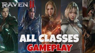 Raven 2 Gameplay All classes Preview New  High Graphic MMORPG FOR Android/iOS/Pc  2024