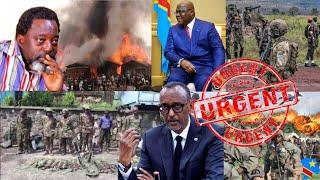 URGENTUNE FERME DE L'ANCIEN PRÉSIDENT JOSEPH KABILA A KASHAMATA EN FEU150 M23 NEUTRALISE DANS ...