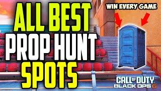 Call of Duty Black Ops 6 ALL BEST WORKING PROP HUNT SPOTS In One Video