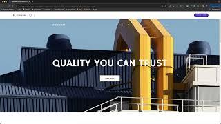 The Industrial Website Template for Hostinger Website Builder