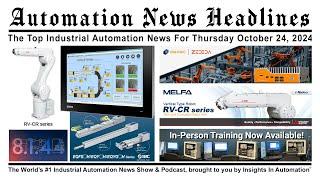 Automation News Headlines for Thursday 10/24/24.