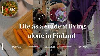 A day in my life || Living in Finland as an international student || Nursing student vlog