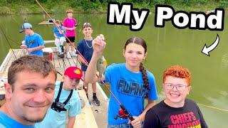 First Ever Fishing Tournament at My Pond!