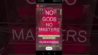 Garbage - Fender Guitar competition / No Gods No Masters [Insta Story]