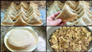 How To Make Samosa Sheets |  Samosa Filling Recipe | Recipe By Dr Cook