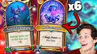 CRAZY Spell Power Deck! (6 Mages One Lane) | Monster Train | Stygian/Remnant