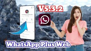 Nueva Actualización WhatsApp Plus Web V5.3.2 icono Rojo YesiiMods