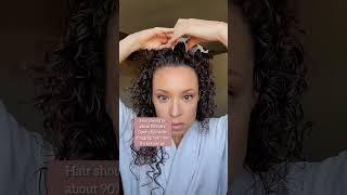 Root Clipping Pt. 1  🩷Full video on my channel.  #rootclipping #curlyhair #curlyhairstyles