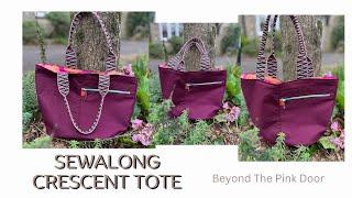 Sewalong-Crescent tote by Noodlehead