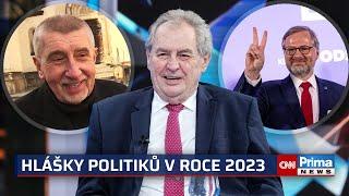 Nejlepší hlášky politiků v roce 2023