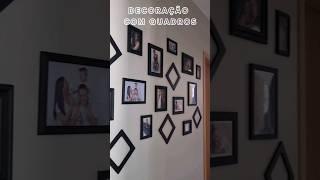 Decorando com quadros e fita dupla face 