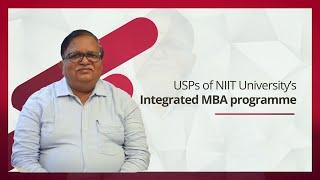 A new-age specialized Integrated MBA at NIIT University