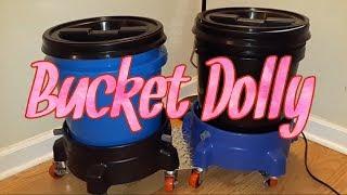 Unique Detailing Bucket Dolly (Black & Blue) / Auto Detailing Bucket Dolly