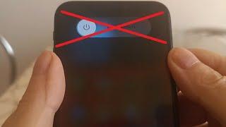 How to power off iphone without sliding | How to turn off iphone without sliding