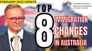 8 Changes in the Australian Immigration 2023| Australia New Citizenship Program & Skill Migration