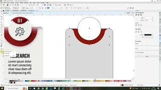 Simple Design in Coreldraw | CoreldrawFever Studio