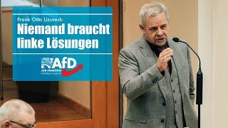 Frank Otto Lizureck: Niemand braucht linke Lösungen