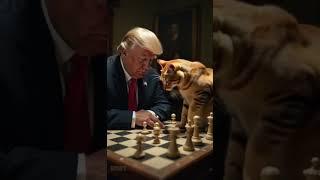 Trump’s Chess Game RUINED by a Single Cat Paw ️