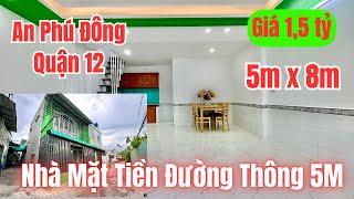  Ra Mắt Nhà Đẹp Ngang 5M Mặt Tiền Đường Thông Phù Hợp Kinh Doanh Buôn Bán Tại An Phú Đông Quận 12