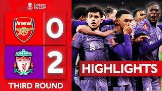 Captain Trent Inspires Liverpool Win! | Arsenal 0-2 Liverpool | Highlights | Emirates FA Cup 2023-24