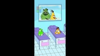 Baby chuck Vs Baby piggie Bowser12345 #angrybirds #angrybirdsblast #shorts