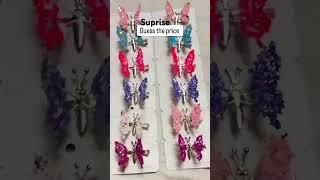 3D Spring alligator Butterfly clip for kids - kids hair accessories #kidsaccessories