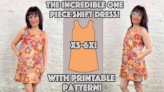 Easy Beginner Friendly Shift Dress With Pockets With Tutorial And Pattern!