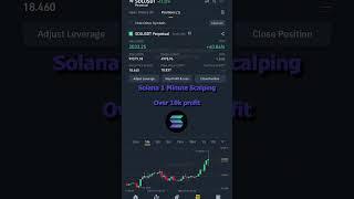 10000Profit Solana 1 Minute Scalping #trading #shorts #crypto #binance #sol #solana #futures