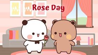 Rose Day Special |Peach Goma| |Animation| |Bubuanddudu|