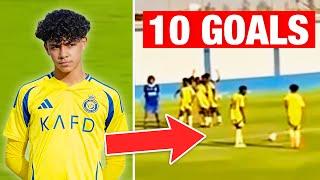 Cristiano Jr Scores 10 Goals in one Match 