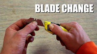 How to Change a Blade on a Stanley Utility Knife