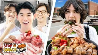 American High School Students Try Korean BBQ for the FIRST TIME