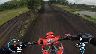 2022 Honda CRF250R GoPro hero 7 view. Midwest extreme park. #motocross #honda #dirtbike #gopro