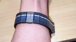 Pitaka Apple Watch Band Chromacarbon vs Carbon Fiber - Gadget Explained Extended Unboxing