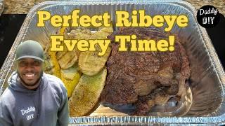 How to Grill Perfect Ribeye Steaks | Two-Zone Charcoal Grilling with Hickory Smoke