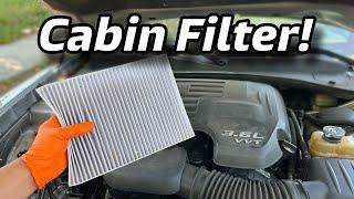 How To Replace the Cabin Air Filter on a 2014 Dodge Charger Easy!