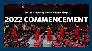 2022 Metropolitan College Commencement