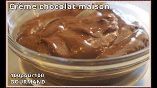 Recette de crème au chocolat maison