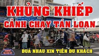 SÀI GÒN KHỦNG KHIẾP thiệt CẢNH CHẠY TÁN LOẠN khu CHỢ BẾN THÀNH SÀI GÒN NGÀY NAY