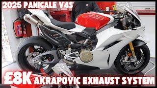 2025 Panigale V4s Komplettes Akrapovic Wheelbarrow-Auspuffsystem und Ducati-Rennstreckenverkleidu...