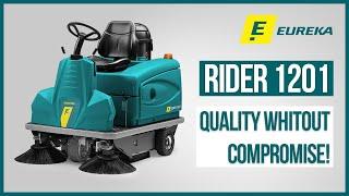 Industrial Sweeper Eureka Rider 1201 - Compact Ride-On Cleaning Machine