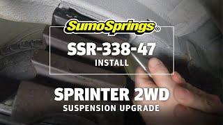 Mercedes-Benz 2WD Sprinter Suspension Upgrade | SumoSprings SSR-338-47 Install