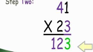 How to solve 2-digit by 2-digit multiplication~Revised