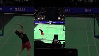 Kunlavut vs Anders antonsen impressive shot ! #badminton #kingcup