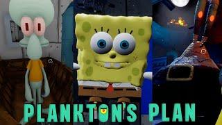 Plankton's Plan Full Playthrough Gameplay (SpongeBob Horror Game)