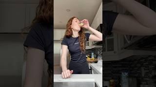 making ginger shots because it’s sick season  #vlogs #routines #shorts