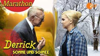 Derrick Marathon: Sonne und Schnee