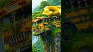 Nature exploration | anaconda and bus #shorts #nature #jungle