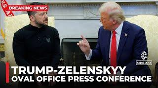 Zelenskyy and Trump clash in Oval Office